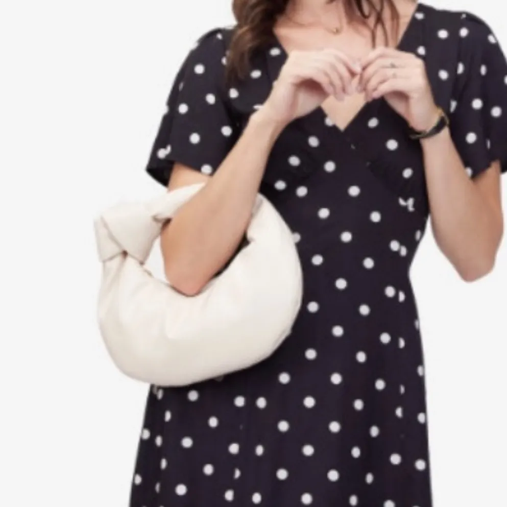 Melie Bianco Cream Top Handle Handbag - Image 7