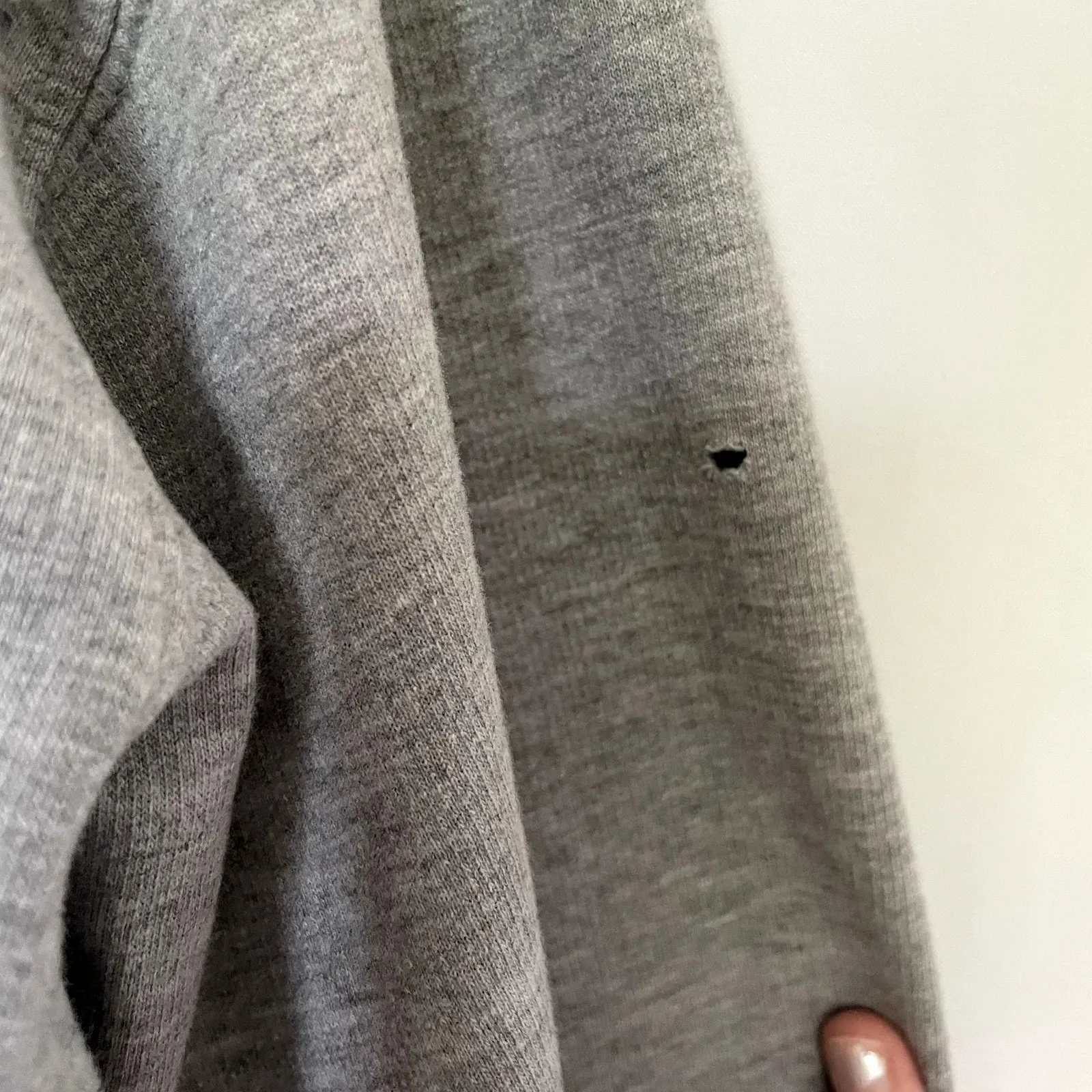 Talha USA gray Washington DC hoodie sweater women' size XL cotton casual FLAWS - Image 8