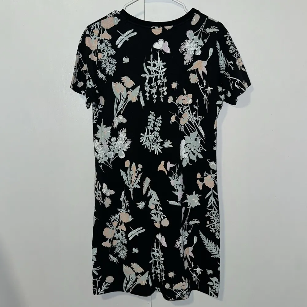 Columbia Park Floral Printed Cotton T-Shirt Dress Women's Size M Medium - Image 5