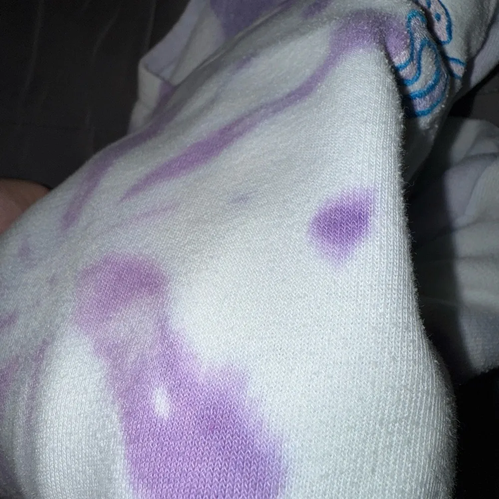 Roller Rabbit  Purple Tie-Dye Sweater - Image 6