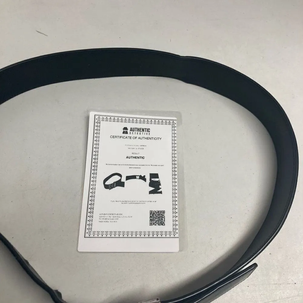 MCM Unisex Reversible Monogram Logo‎ Belt 45” length Black - Image 11