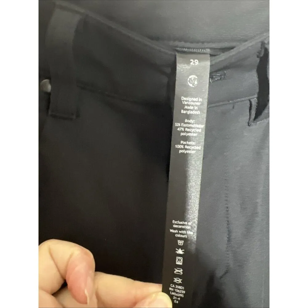 Lululemon ABC Pants Women Sz 29 Slim Fit Warpstreme 5 Pocket Blue LM5AD9S - Image 2