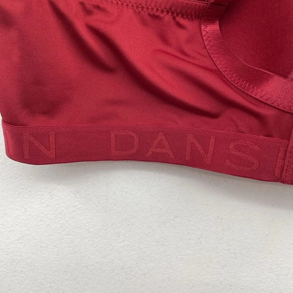 DANSKIN Intimates 40D Push Up Soft Lift Bra Lined Underwire Red Adjustable - Image 7