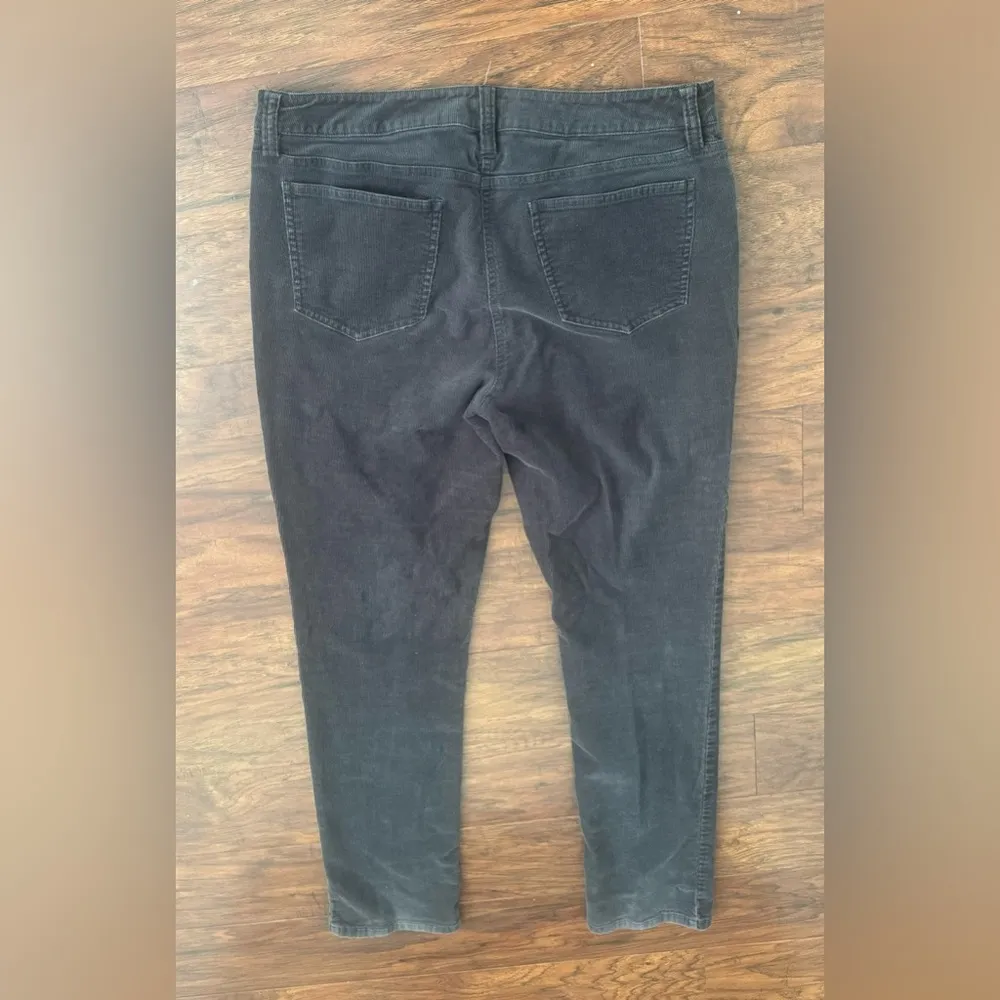 Eileen Fisher Organic Cotton Tencel Stretch Corduroy Pant Gray Size 6 *Read - Image 2