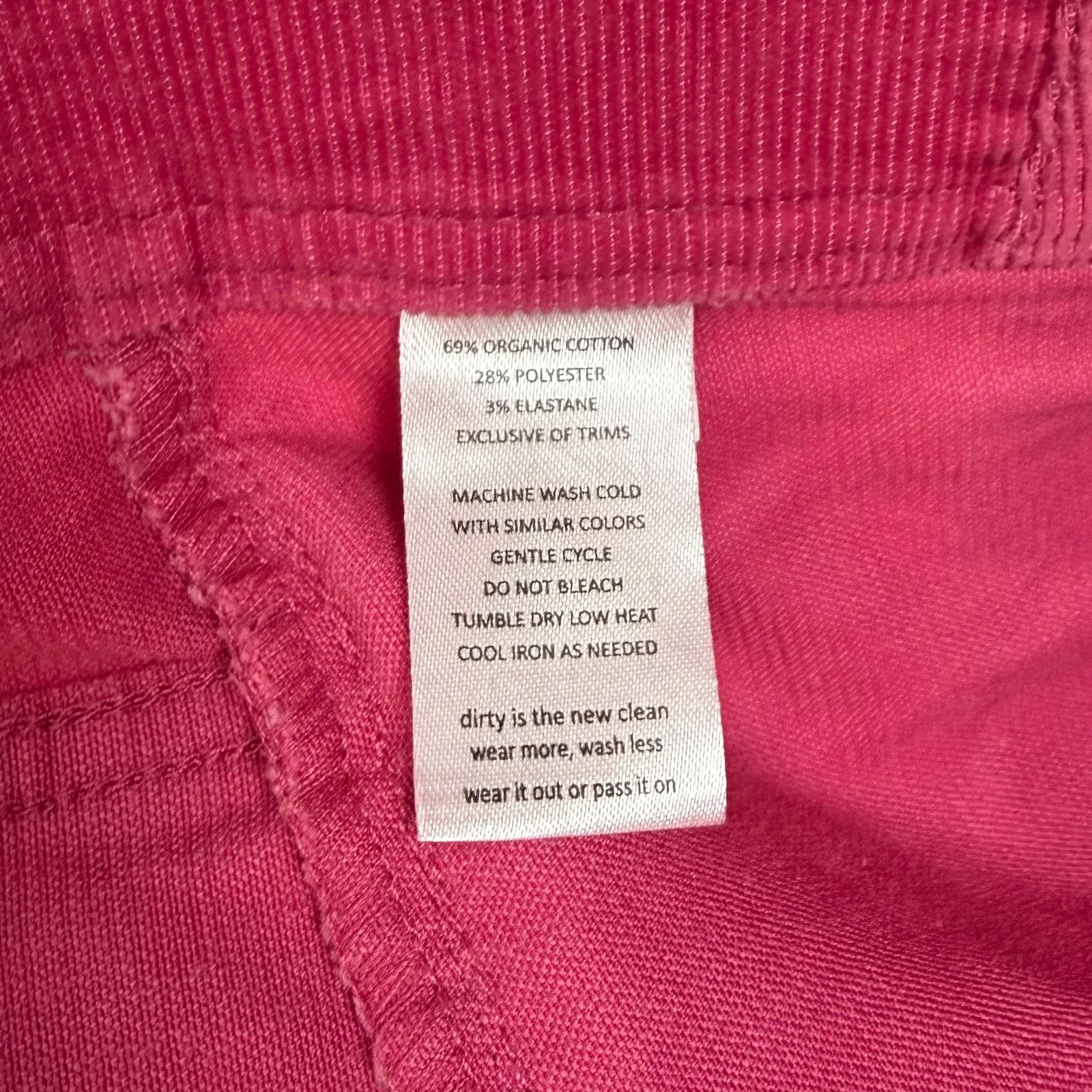 Toad & Co. Women's Coaster Cord Short Pink Size 12 - Image 5