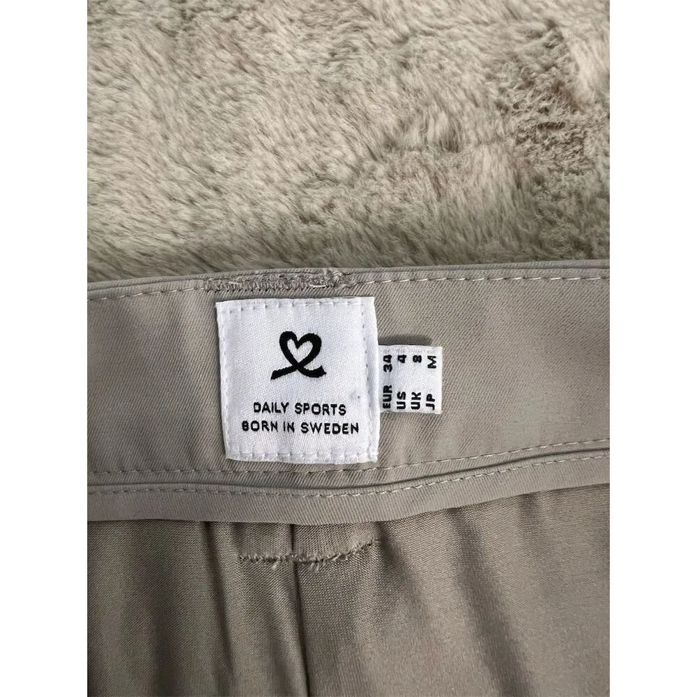 Daily Sports Women's Beige Skort Size M Short Casual with Pockets Tan Size M - Image 10