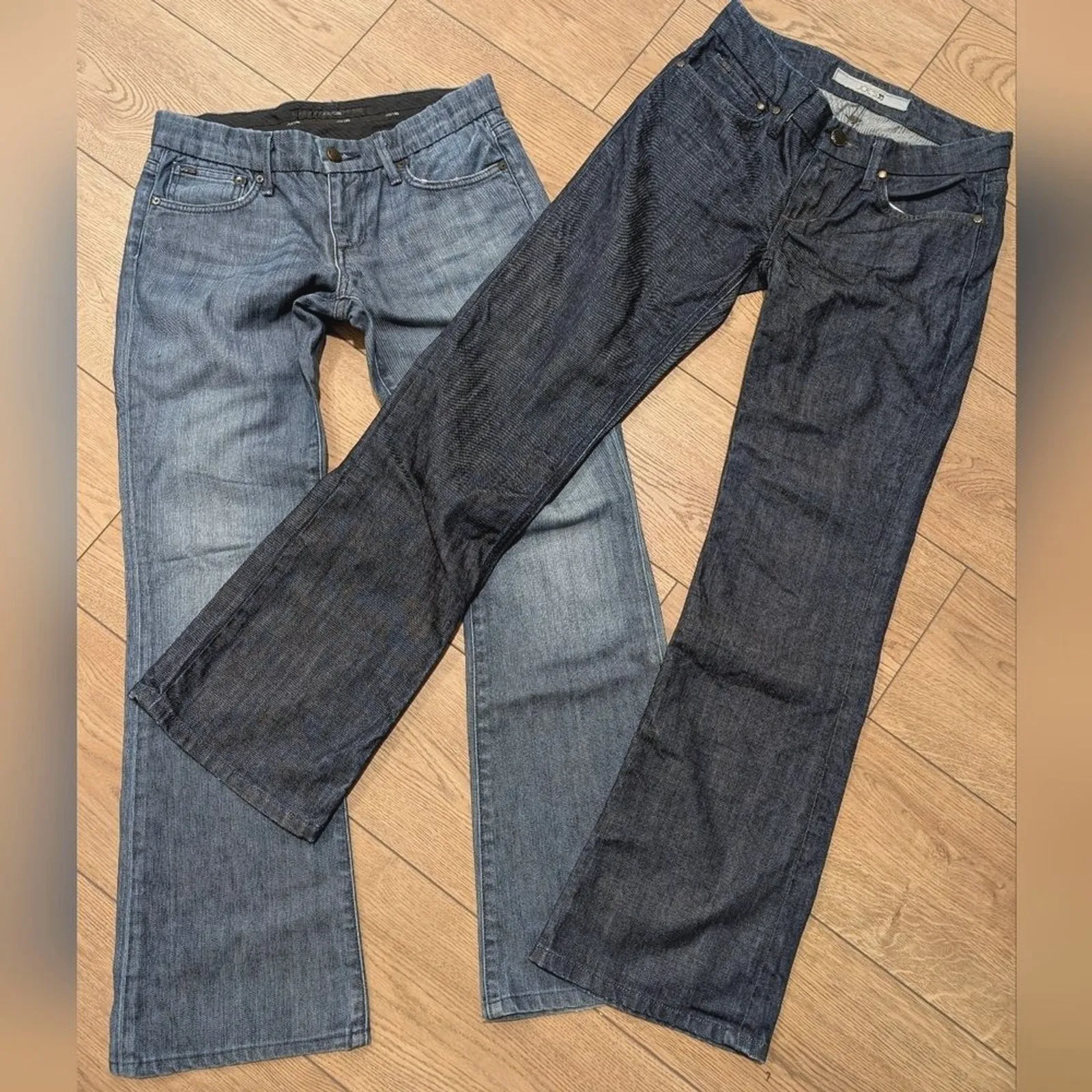 Bundle 2 Pairs Joe's Jeans 27 Bootcut Boot Flare Leg Dark Wash Designer Denim - Image 2