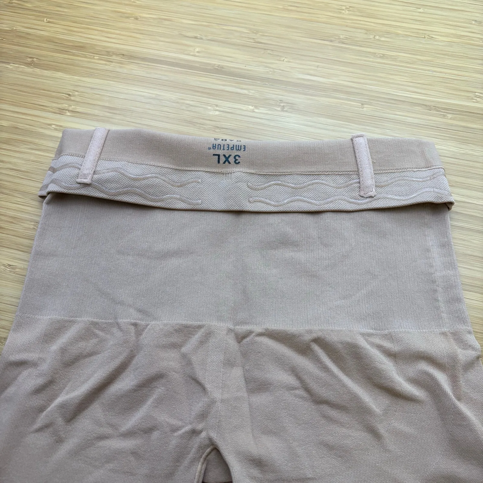 Shapermint Empetua Sand 3X High Waisted Shaper Shorts 55021 Shapewear Tan Light - Image 7