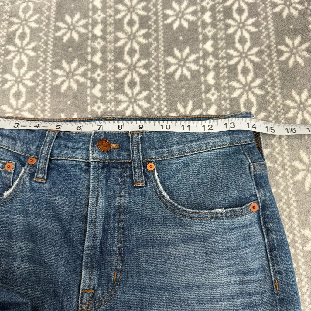 Madewell The Perfect Vintage Crop Jean High Rise in‎ Sandford Wash MD614 Size 26 - Image 9