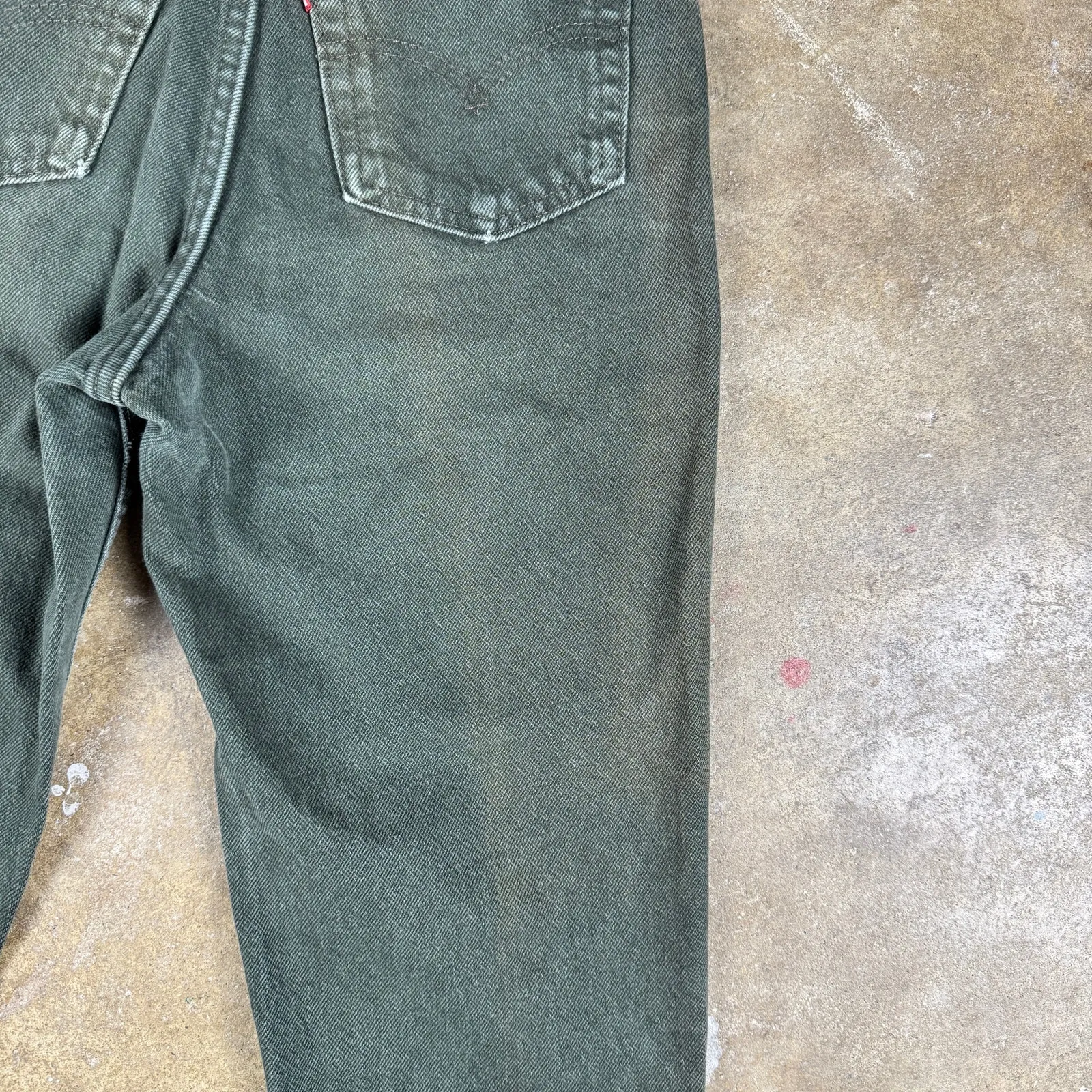 Vintage Levi’s 510 Women’s Jeans Green Slim‎ Fit High Rise Tapered Leg Sz 3 - Image 8