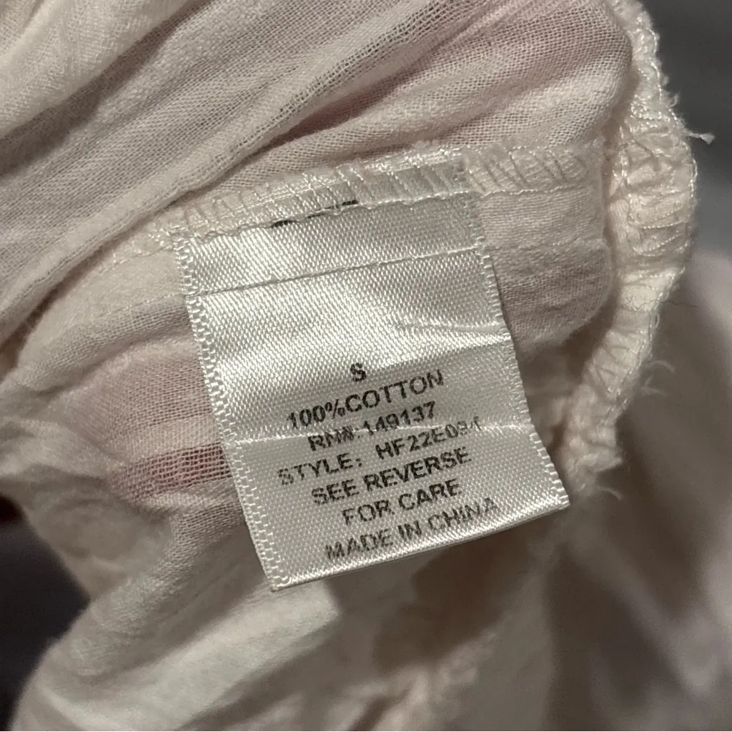 Hyfve White Off-Shoulder Women's Top Size Small - Image 10