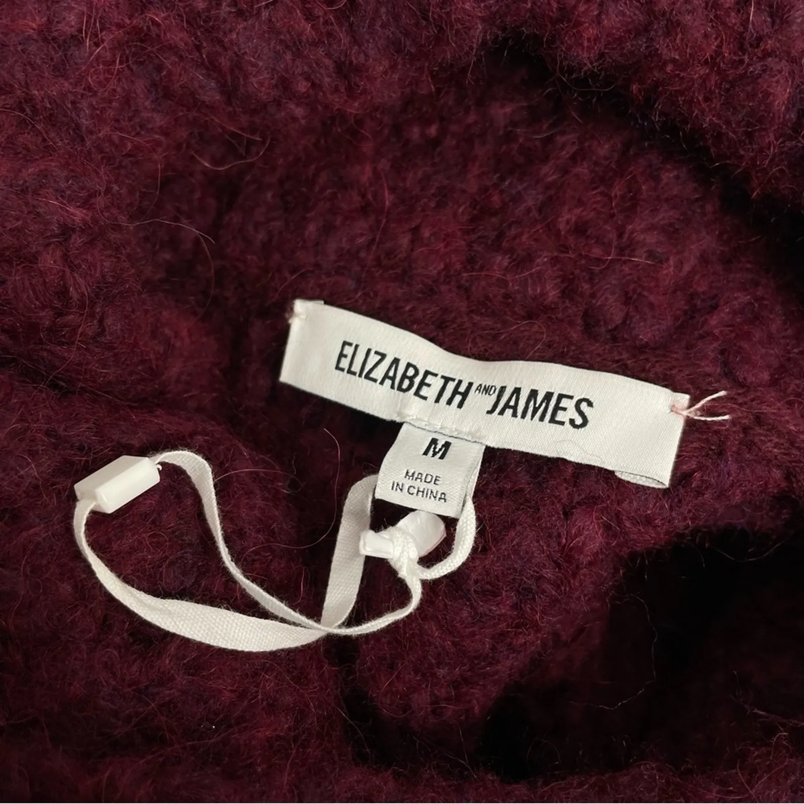 ELIZABETH AND JAMES Sweater Dress Womens Size Medium Wool Alpaca Elevated Indie - Image 9