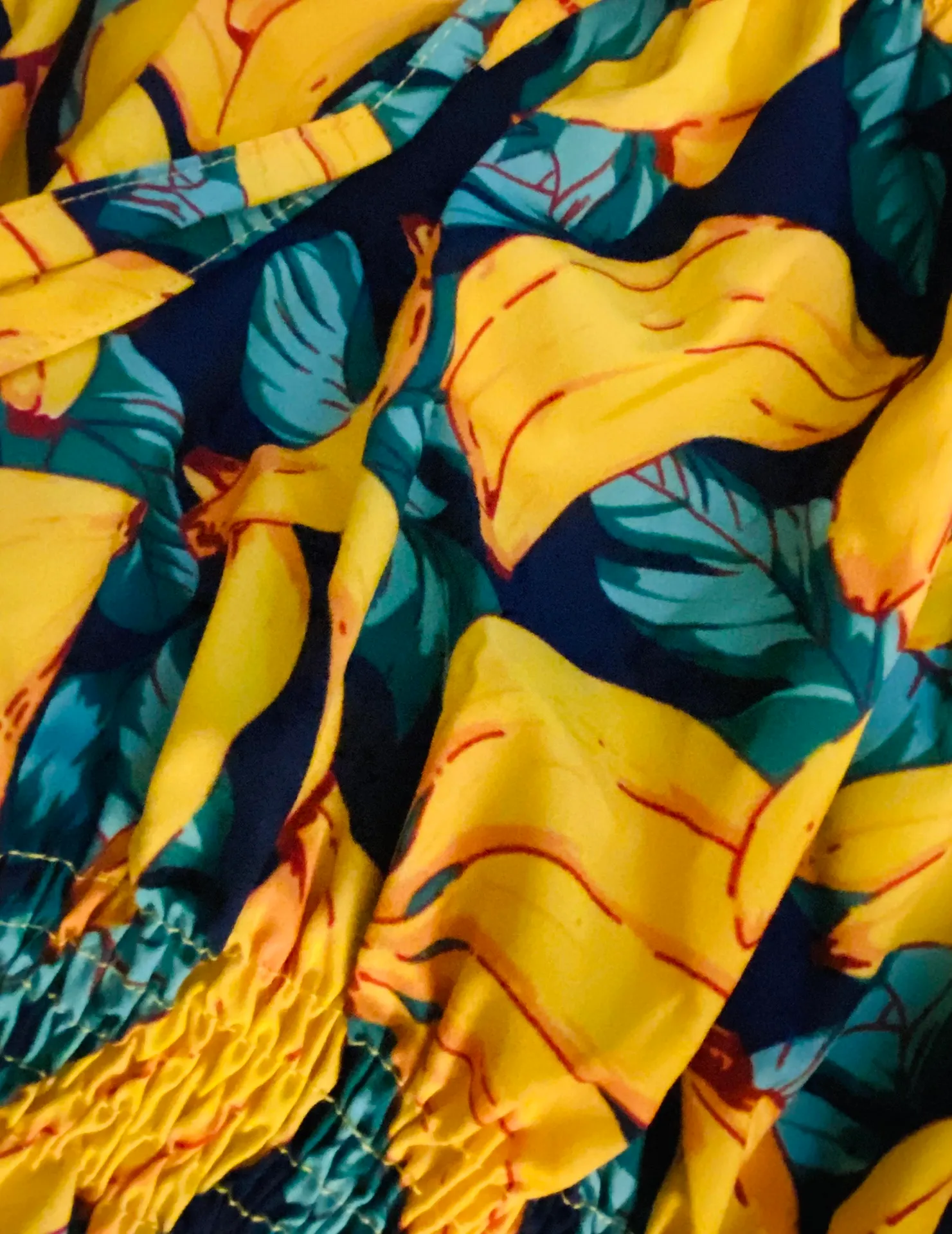 Banana Crop Top Yellow Size M - Image 2