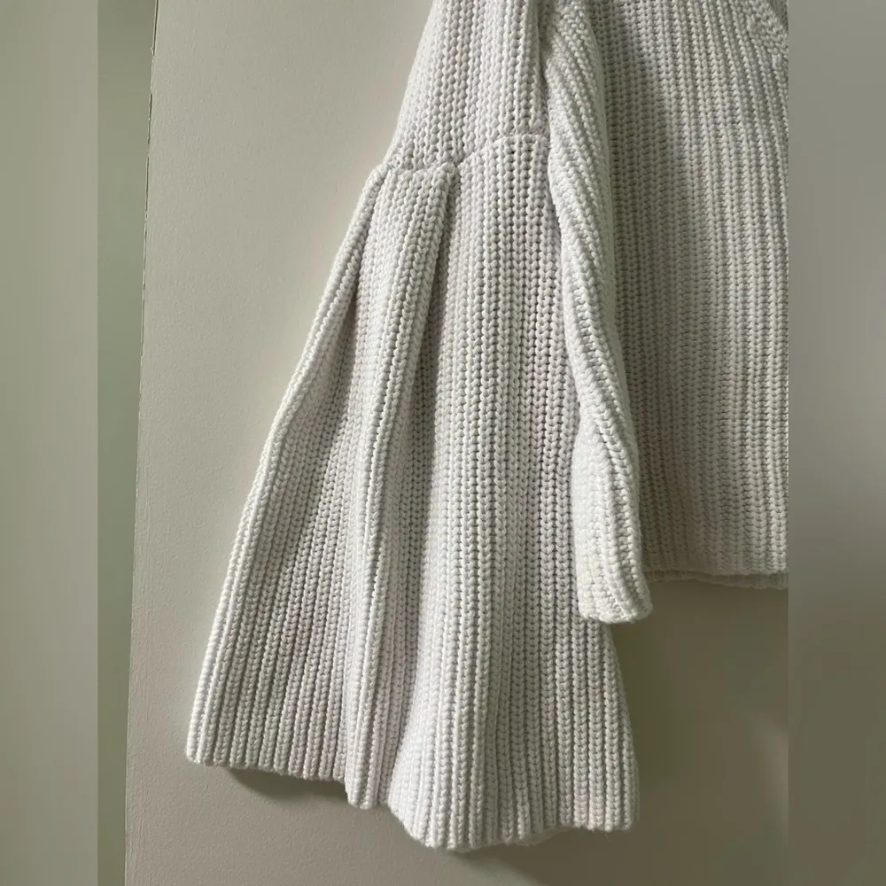 Damsel Cotton Pullover Sweater in White Size S - Image 4