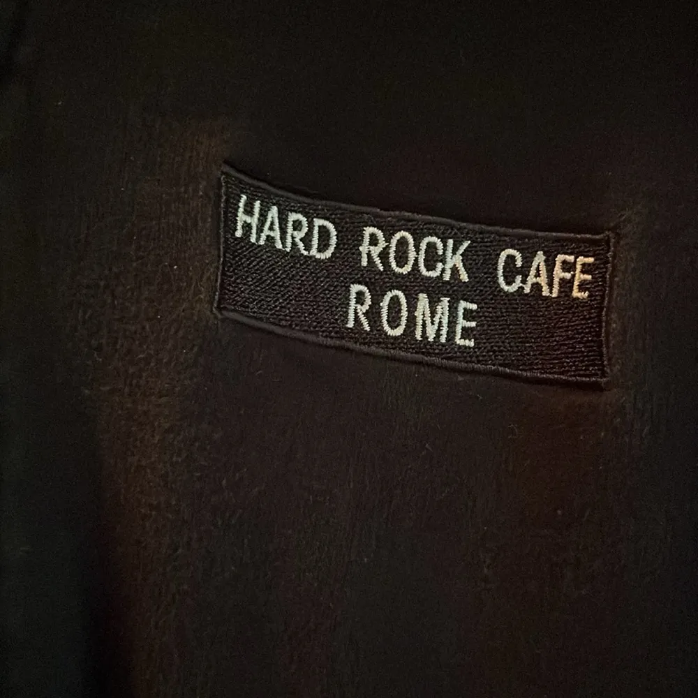 Rome zip up in women’s small. Striped sleeves. Combed cotton. GUC - Image 2