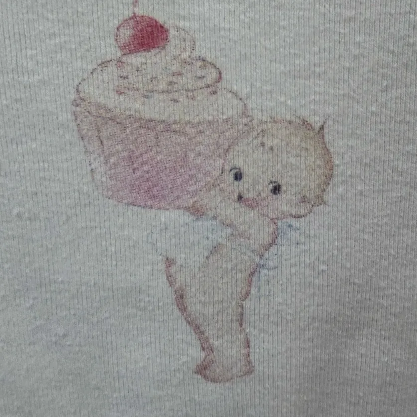 Brandy Melville John Galt Angel Cupcake Lace Trimmed Tank Top one size - Image 3