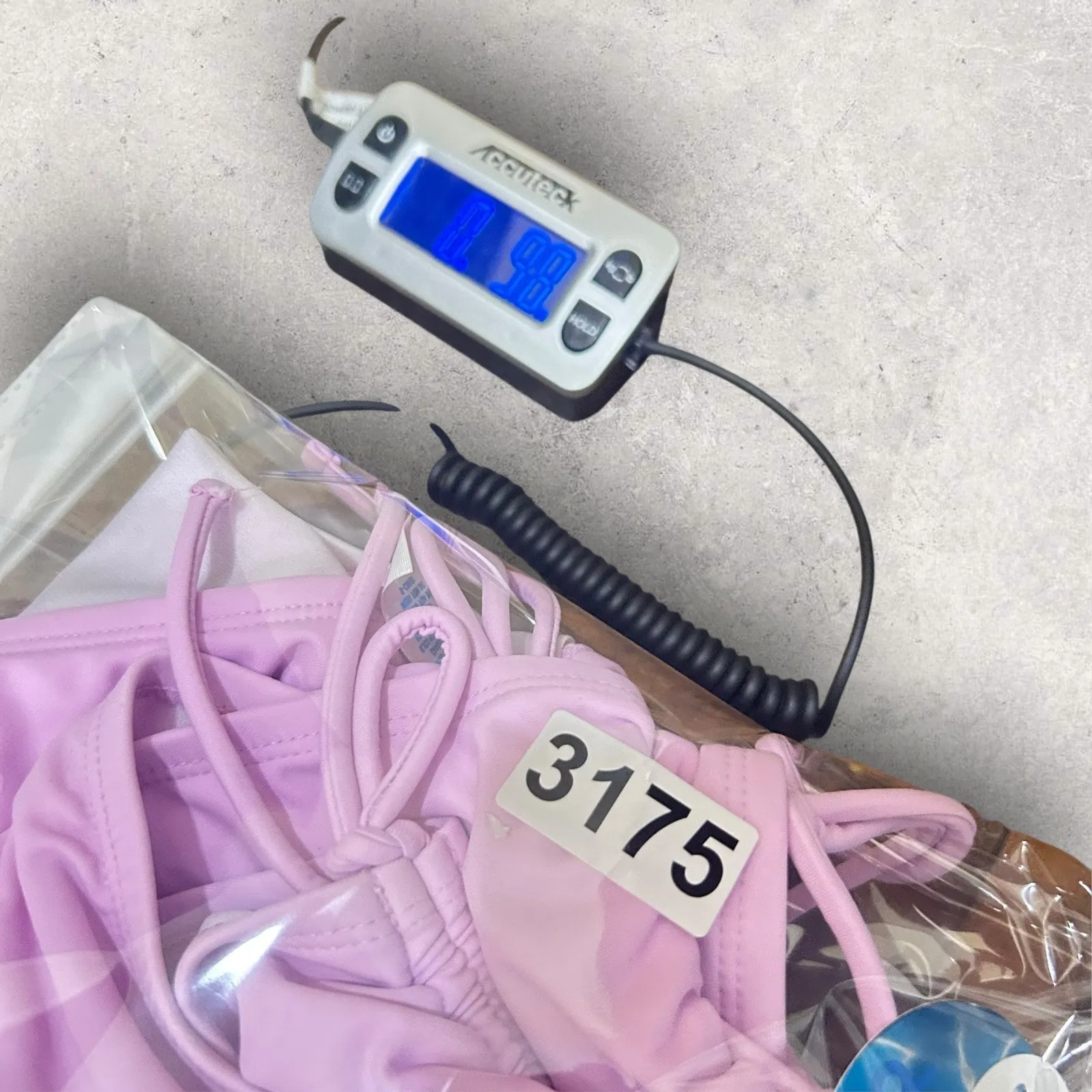 New Decree French Orchid Ruched High Rise Bikini Set Pink Bottom 0X Top 1X - Image 10