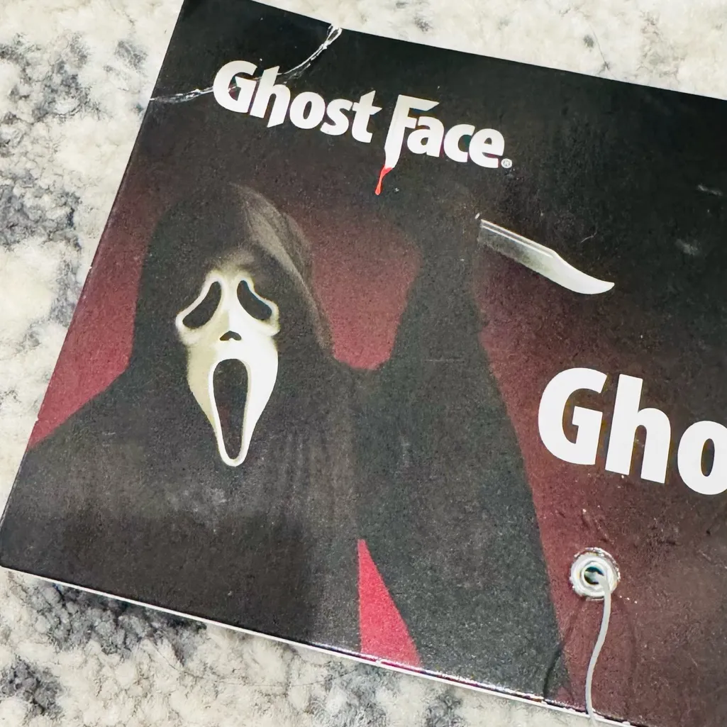 Ghost Face Mask with Black Hood - Image 6