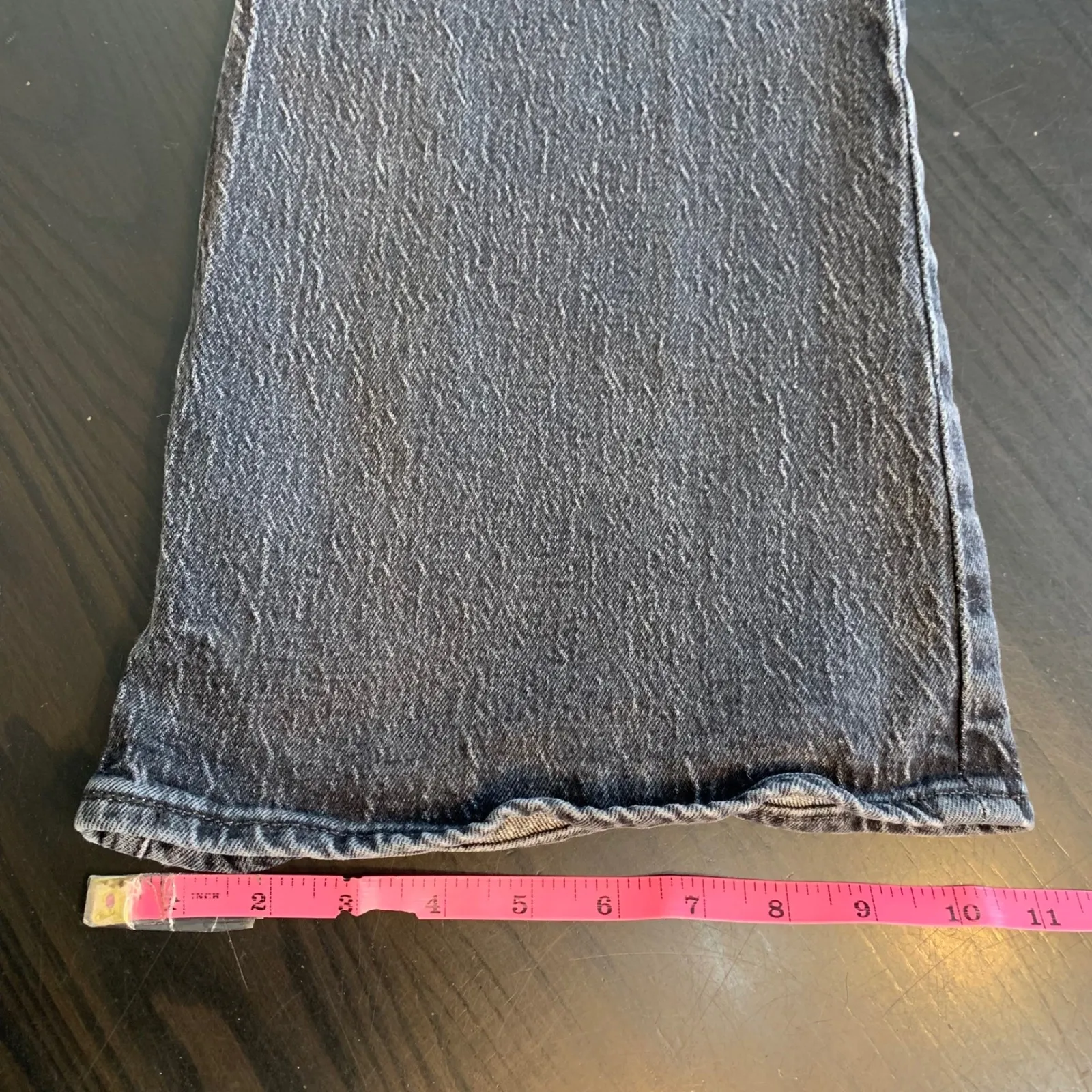 Levi's 70s High Flare Boho Jeans Black Denim Women's Size 30 31" Inseam Retro - Image 16