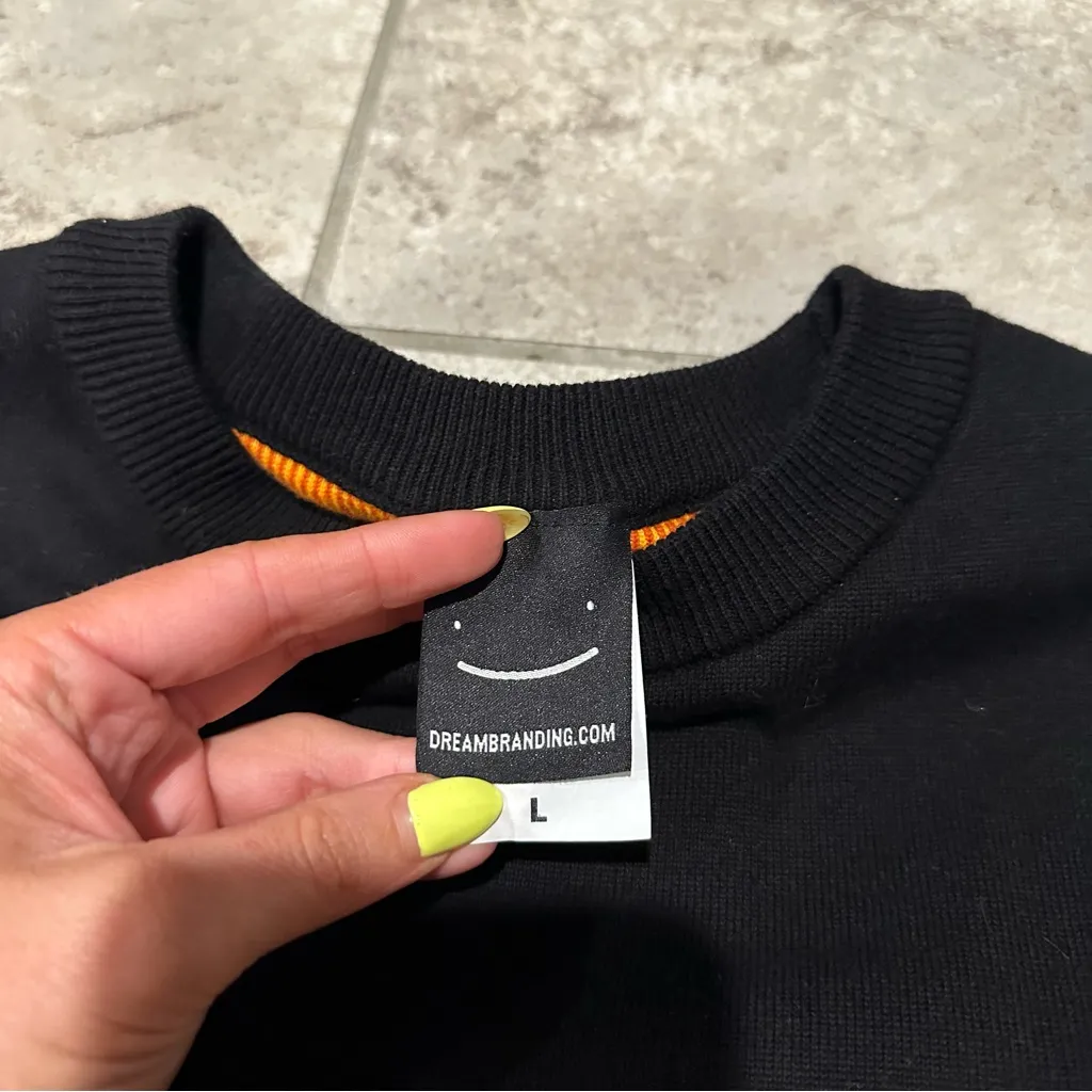 Dream flame sweater Black Size L - Image 4
