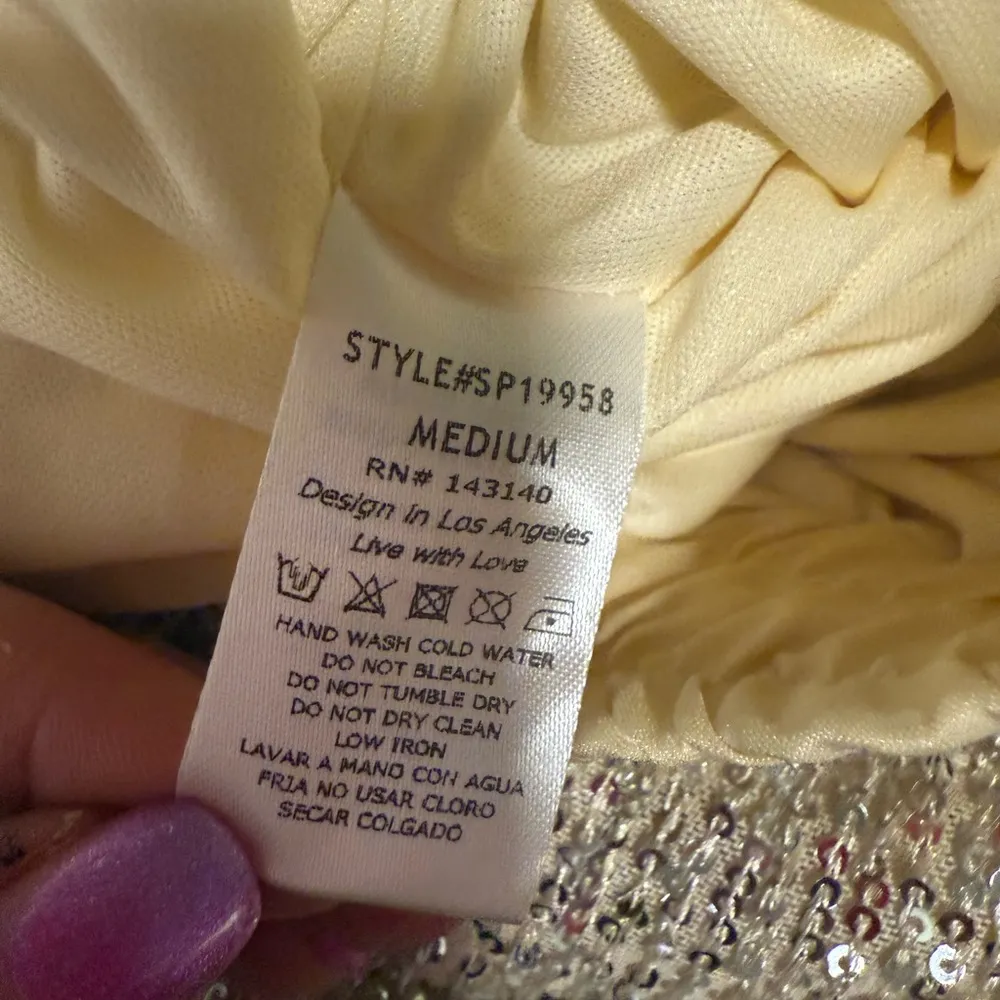 Style Rack Silver Sequin Joggers - Image 9