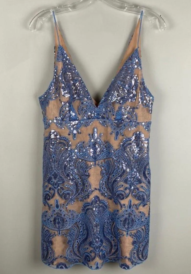 Night Shimmers Sequin Mini Dress - Image 3