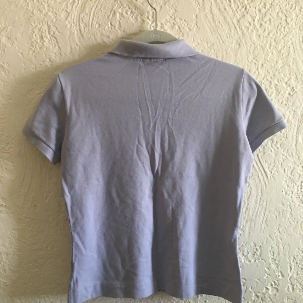 Women's  Light Purple Polo Size M - Image 2