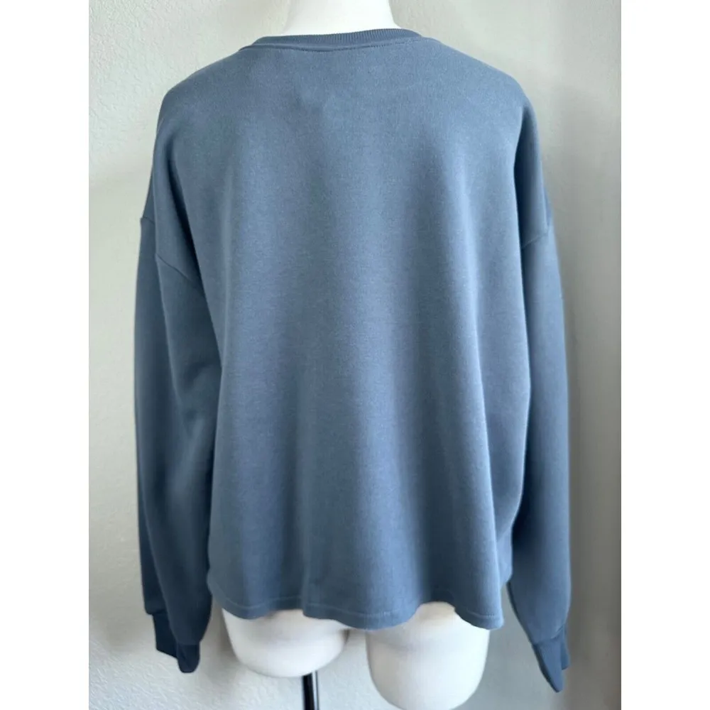 NWT Pink Floyd Dark Side Of The Moon Women's Gray Cropped Sweatshirt Size M - Image 6