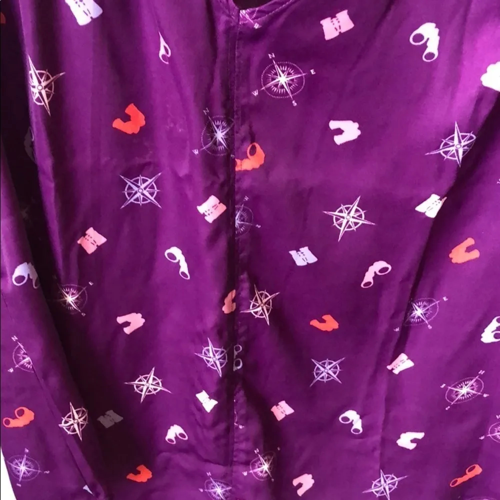 ModCloth purple tank with detail size L - Image 2