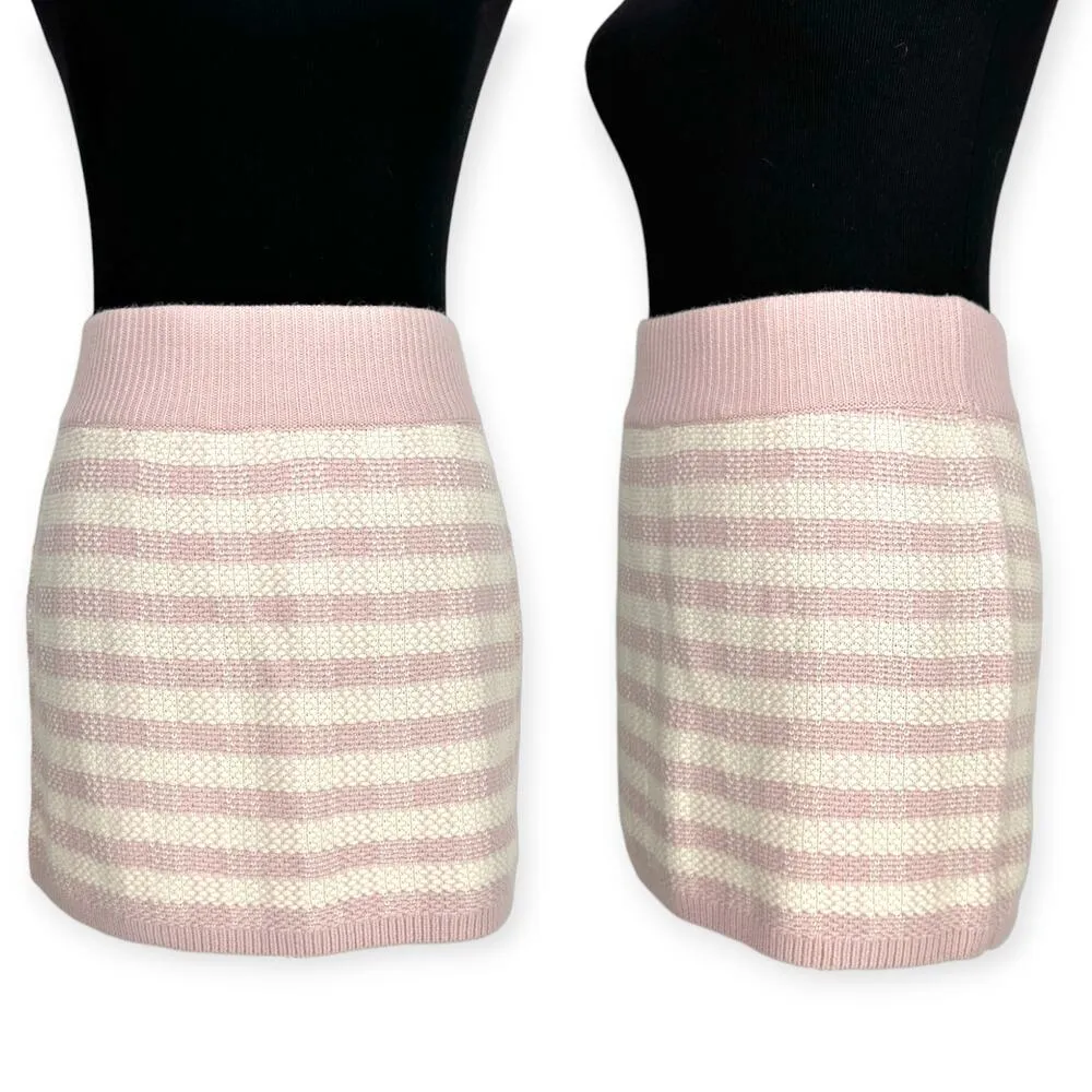 Aqua | Medium | Lavender Ash Gingham Knit Sleeveless Tank Top and Mini Skirt Set - Image 10