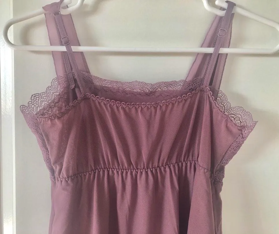 Dusty purple langerie top - Image 4