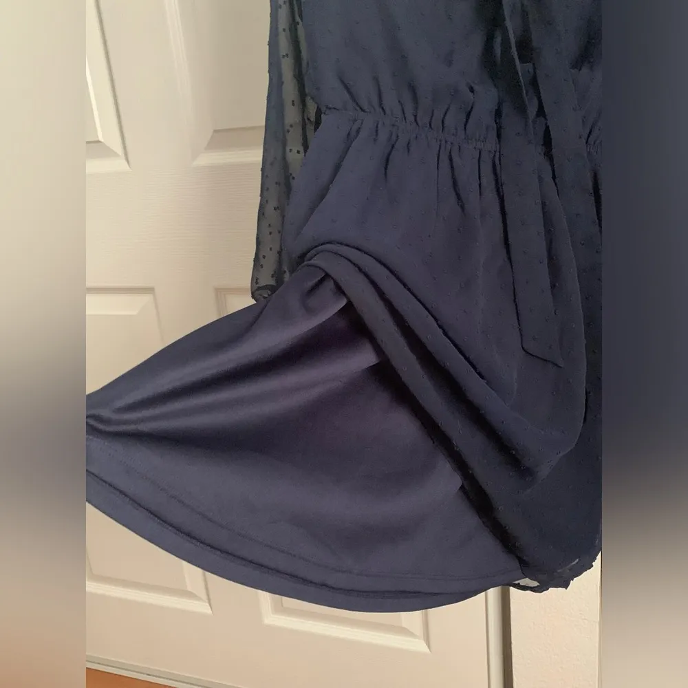 Navy blue dress by  size Small - Image 3