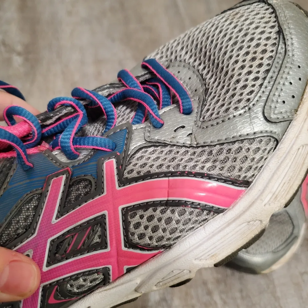 Asics Gel Contend 2 T474Q Pink and Blue Running Sneakers Size 8 - Image 8