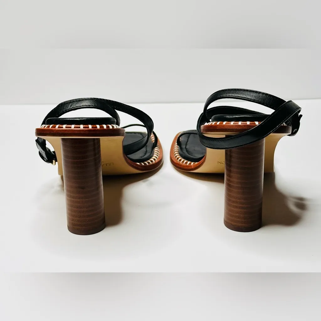 Ulla Johnson Lina Black Brown High Heel Sandal Shoes Size 41 NWOB - Image 8