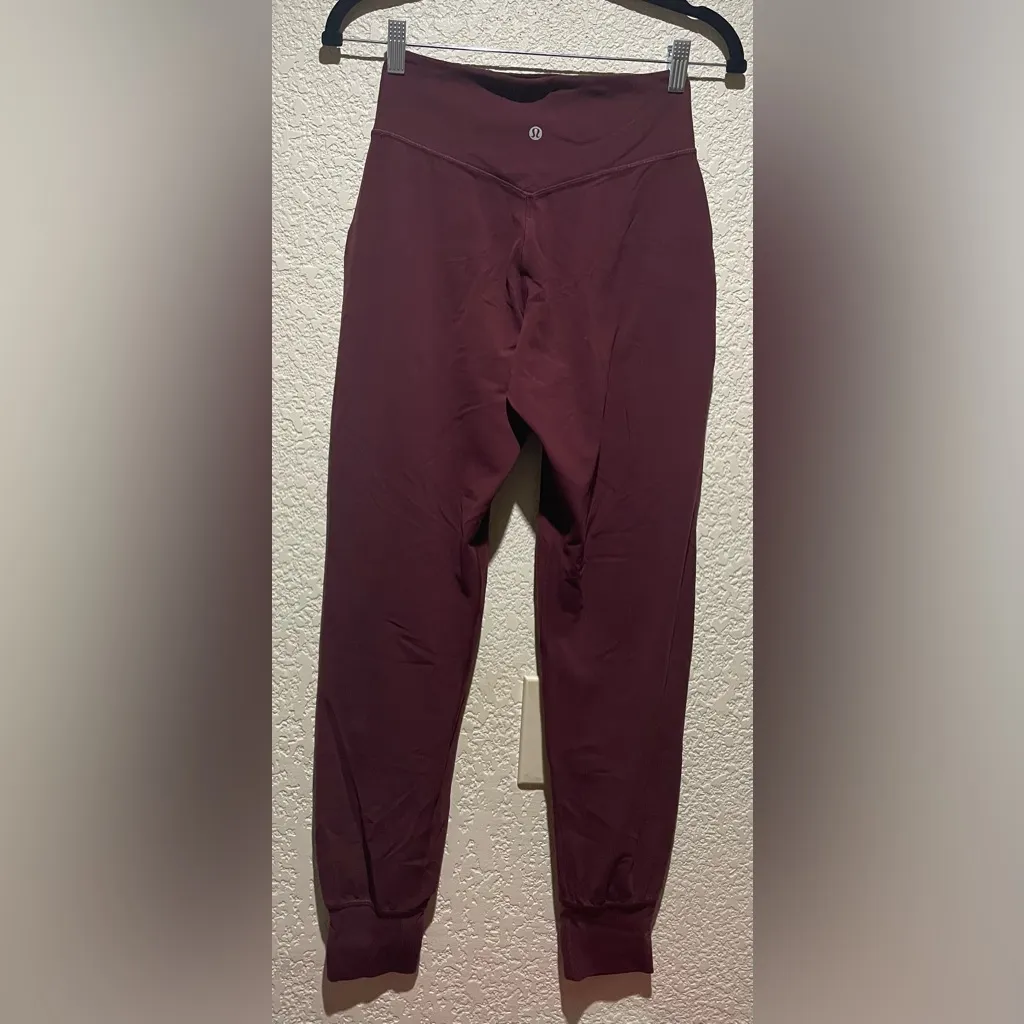Lululemon Align Jogger with Pockets 28” pants Cassis Size 4 - Image 6