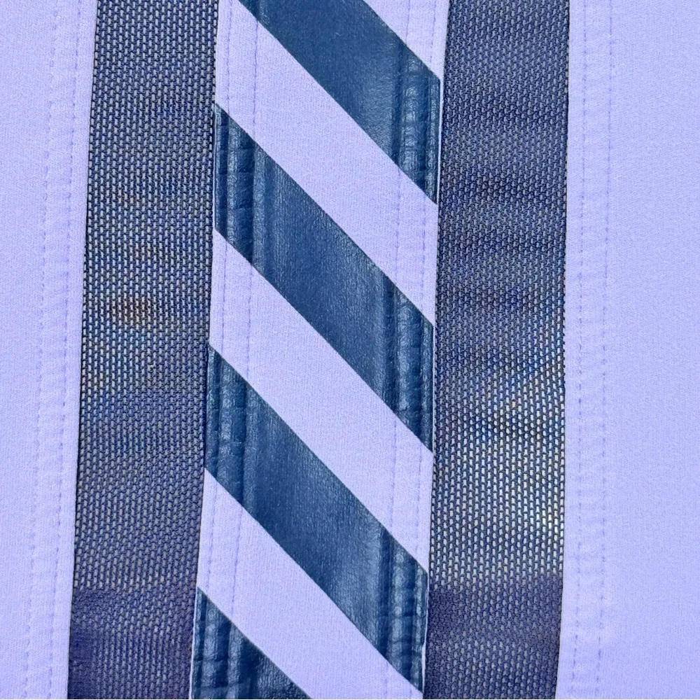 Peloton Essential Sports Bra Double Mesh Back Racerback Lilac Purple Size Small - Image 6