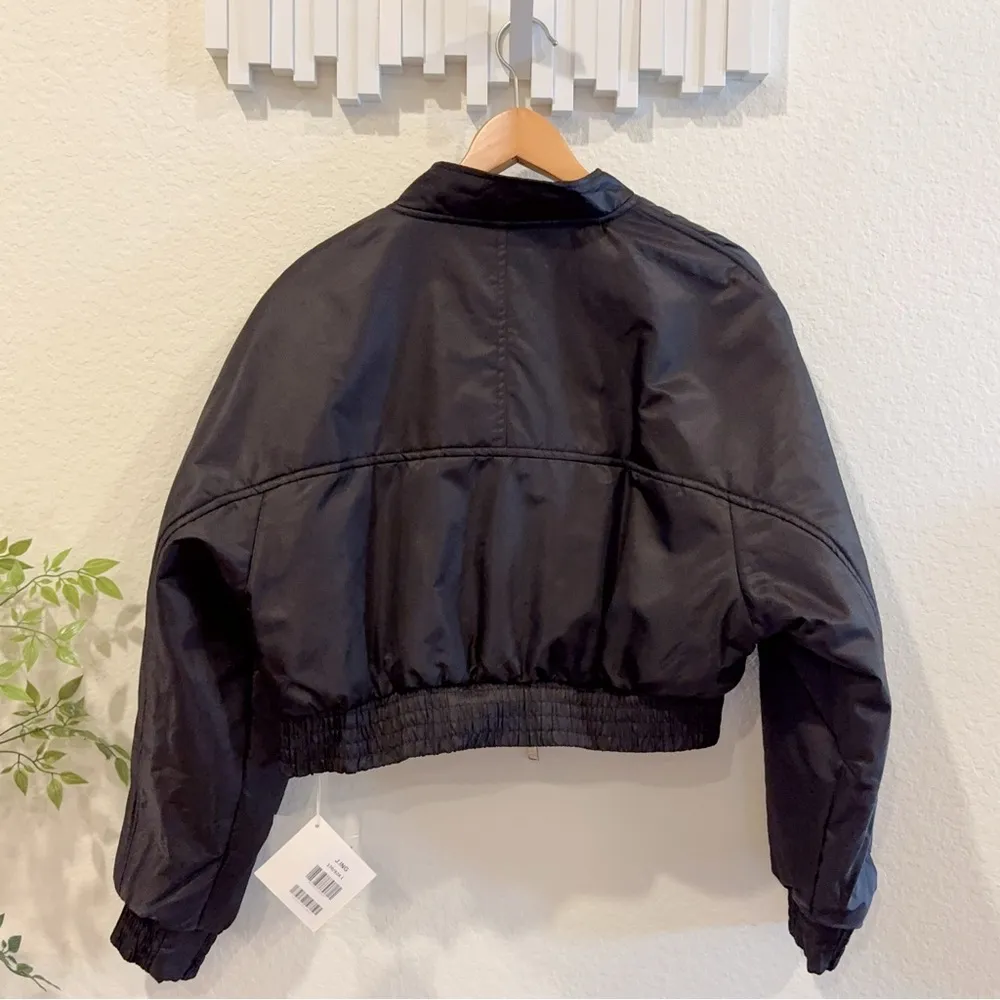 J.ING Black Bomber Jacket Outwear NWT Size L Size L - Image 8