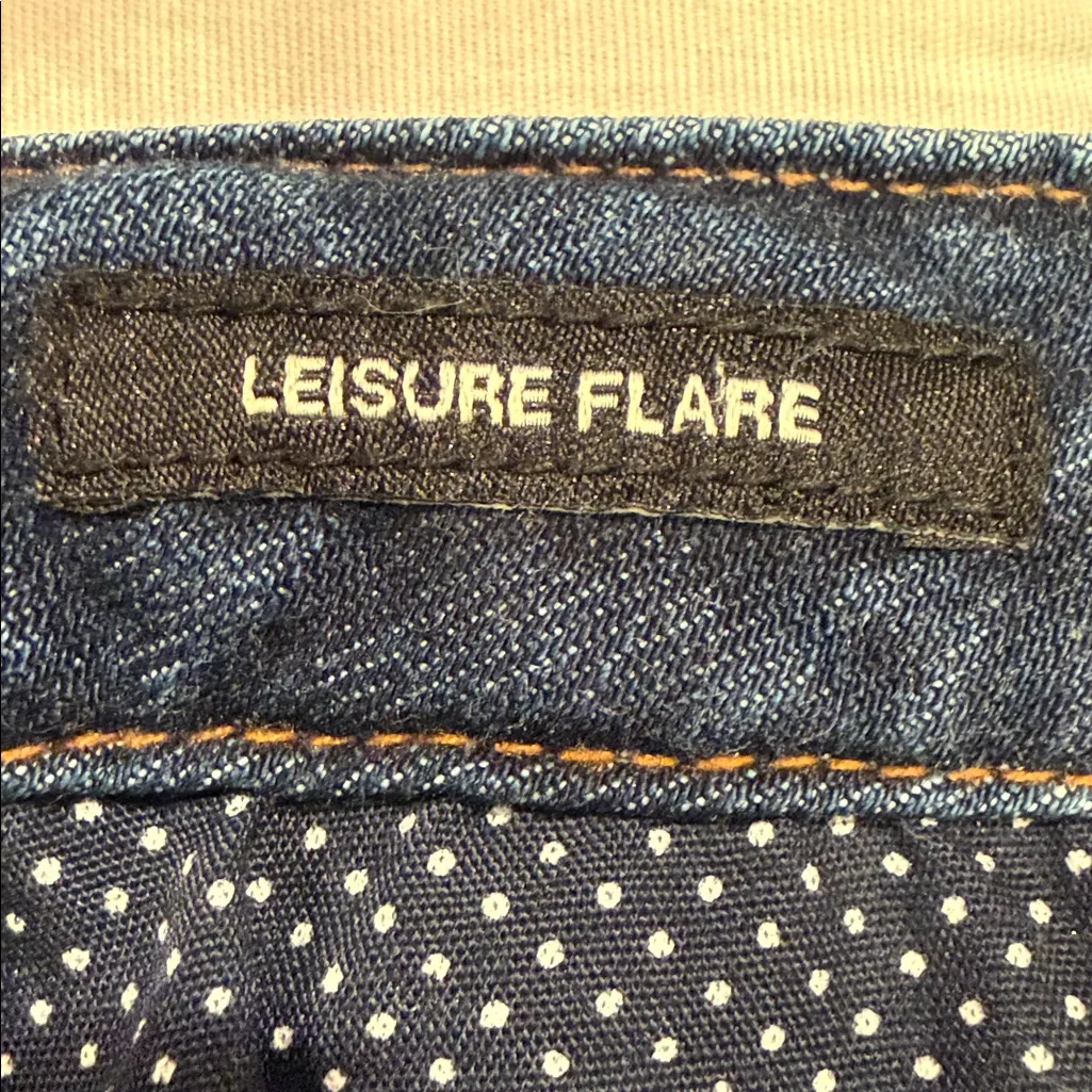 Cult of Individuality Women s Dark Blue Flare strechy Jeans Size 30 - Image 8