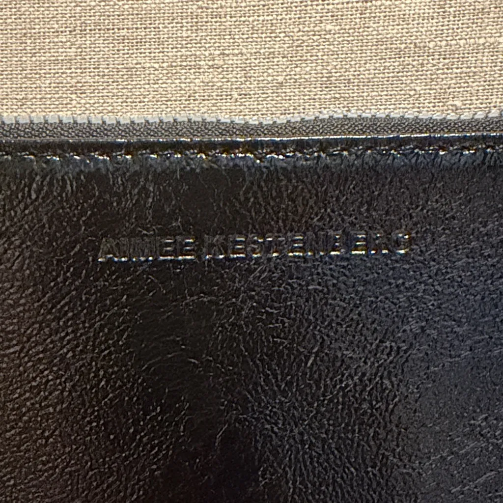 Aimee Kestenberg Glossy Black Clutch/Wristlet - Image 2