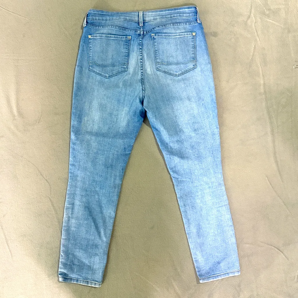 NYDJ Ankle Jeans Blue Light Wash‎ High Rise Casual Stretch Shapewear - Image 3