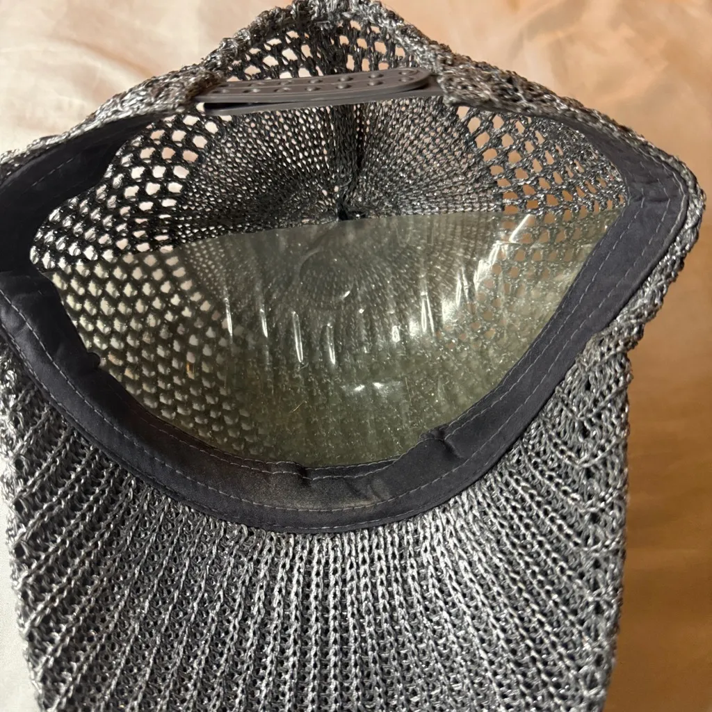 Gray Rhinestone Embellished Cap - Image 4