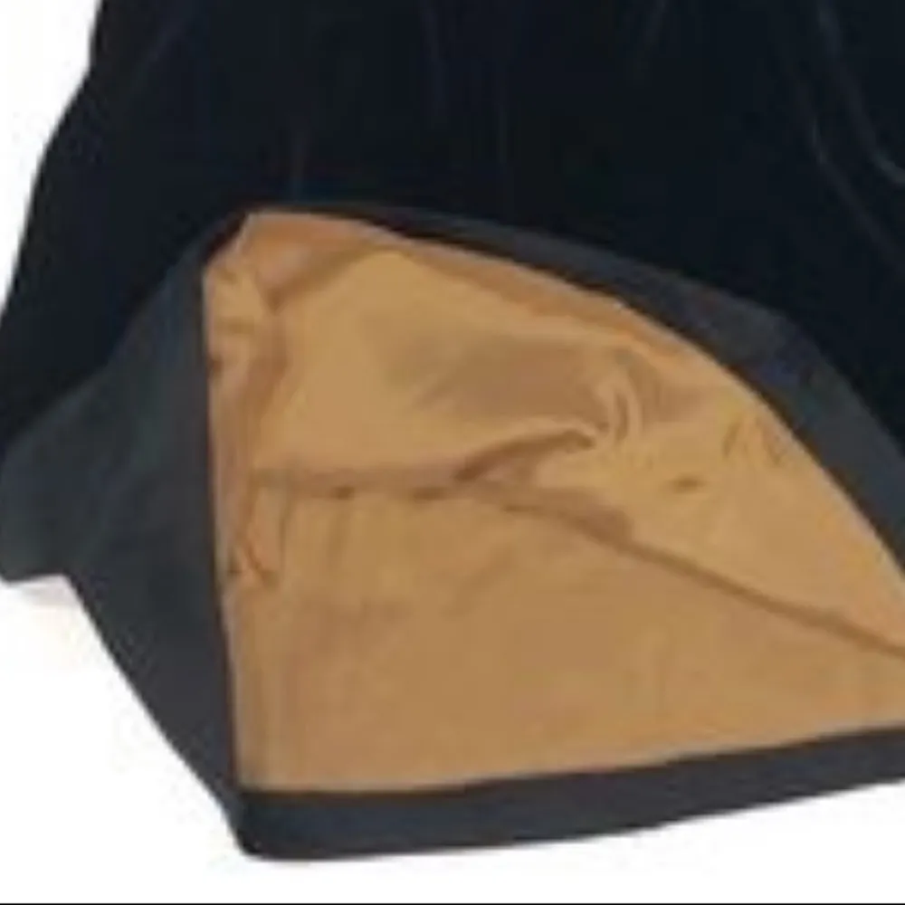 Anthropologie Floreat Floral Embroidered Black Velvet Strapless Dress Size 2 - Image 10