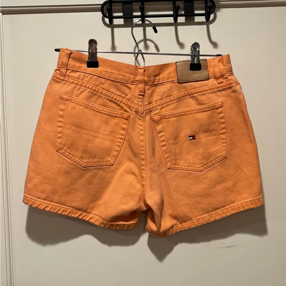 Tommy Hilfiger Orange Jean Shorts Vibrant Denim - Image 5