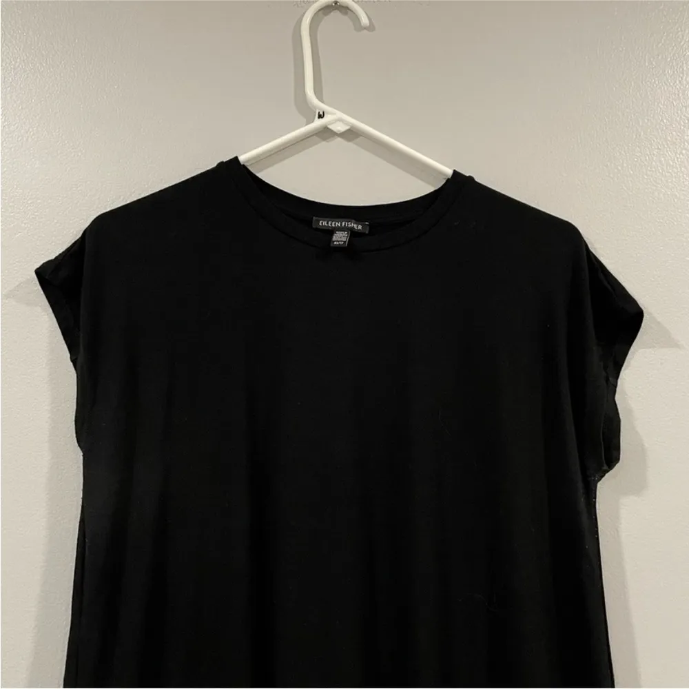 Eileen Fisher Jersey Crewneck Boxy Dress Tunic XS - Image 3