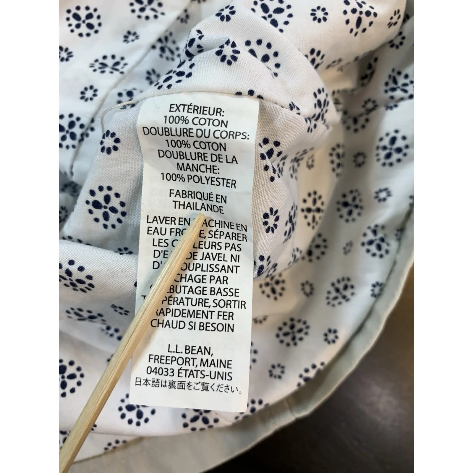 LL Bean Blazer Womens Size 8 Button Front Neutral Beige Career Business‎ Jacket Tan - Image 8