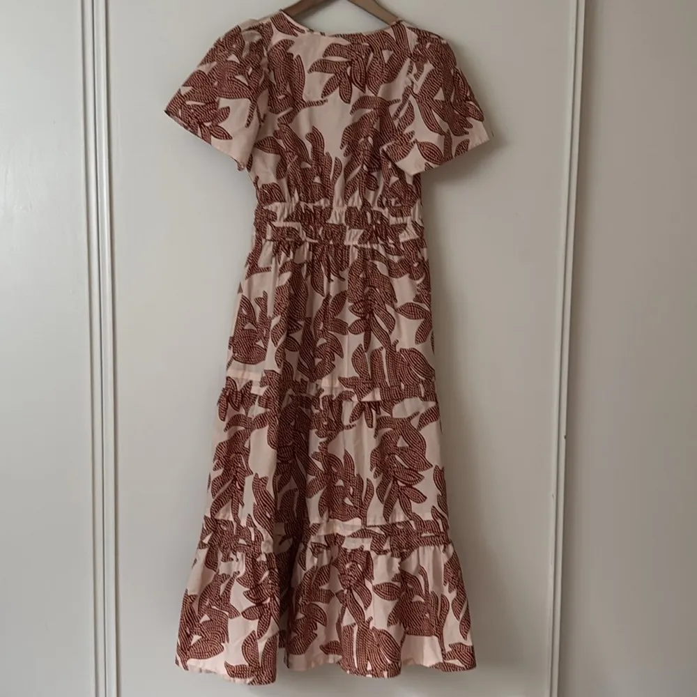 Anthropologie XS The Somerset Maxi Floral Print Dress - Image 9