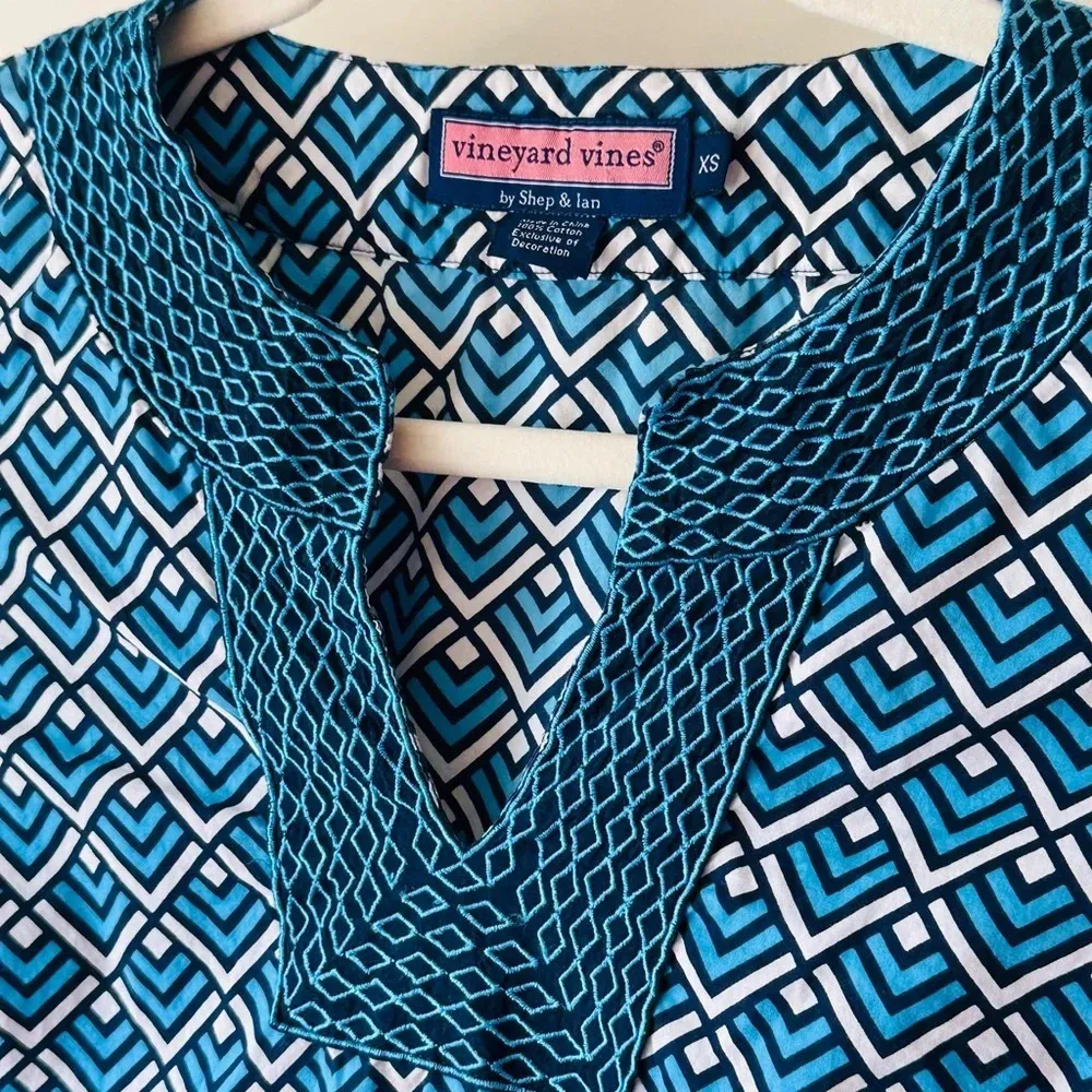 Vineyard Vines  Island Block Tunic - Size XS - Image 4