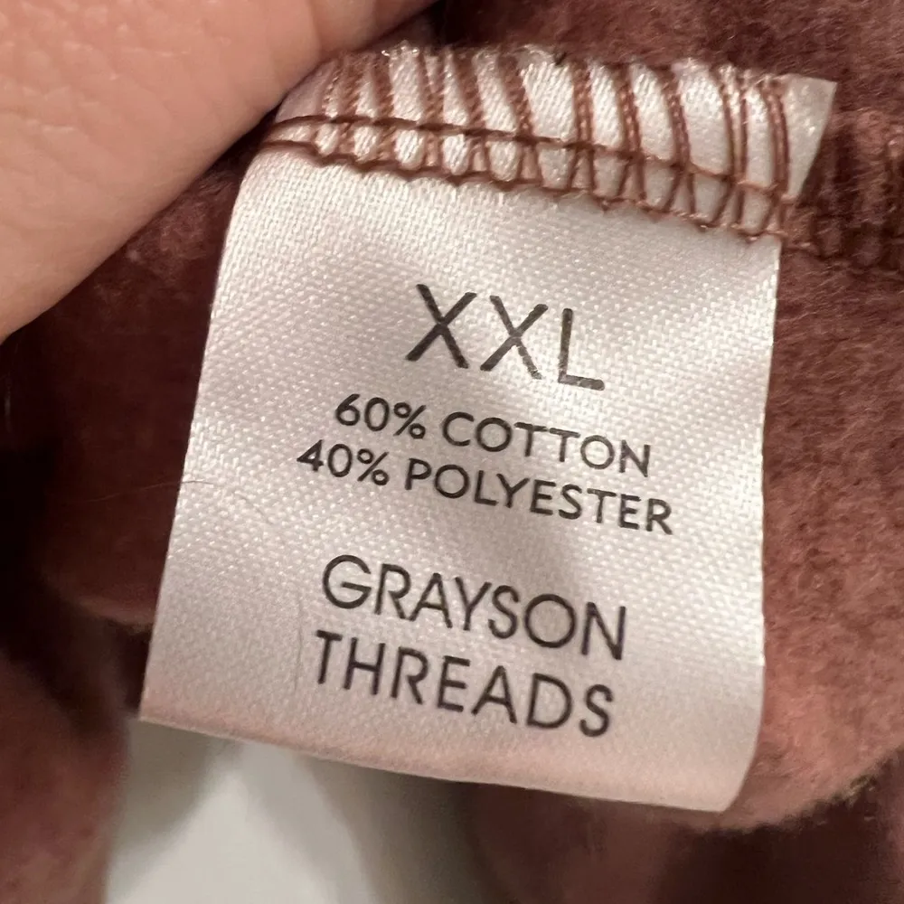 Grayson Threads  Lunar New Year Bunny Rabbit Cropped Sweatshirt Top - size XXL - Image 5