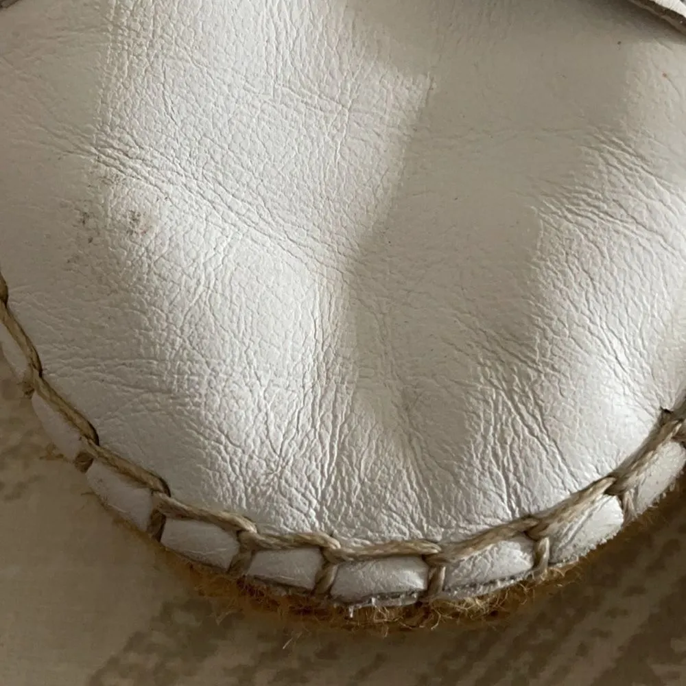 Marc Fisher Marcia Womens Leather Low Top Lace Up Espadrille Star Sneakers 9.5 - Image 5