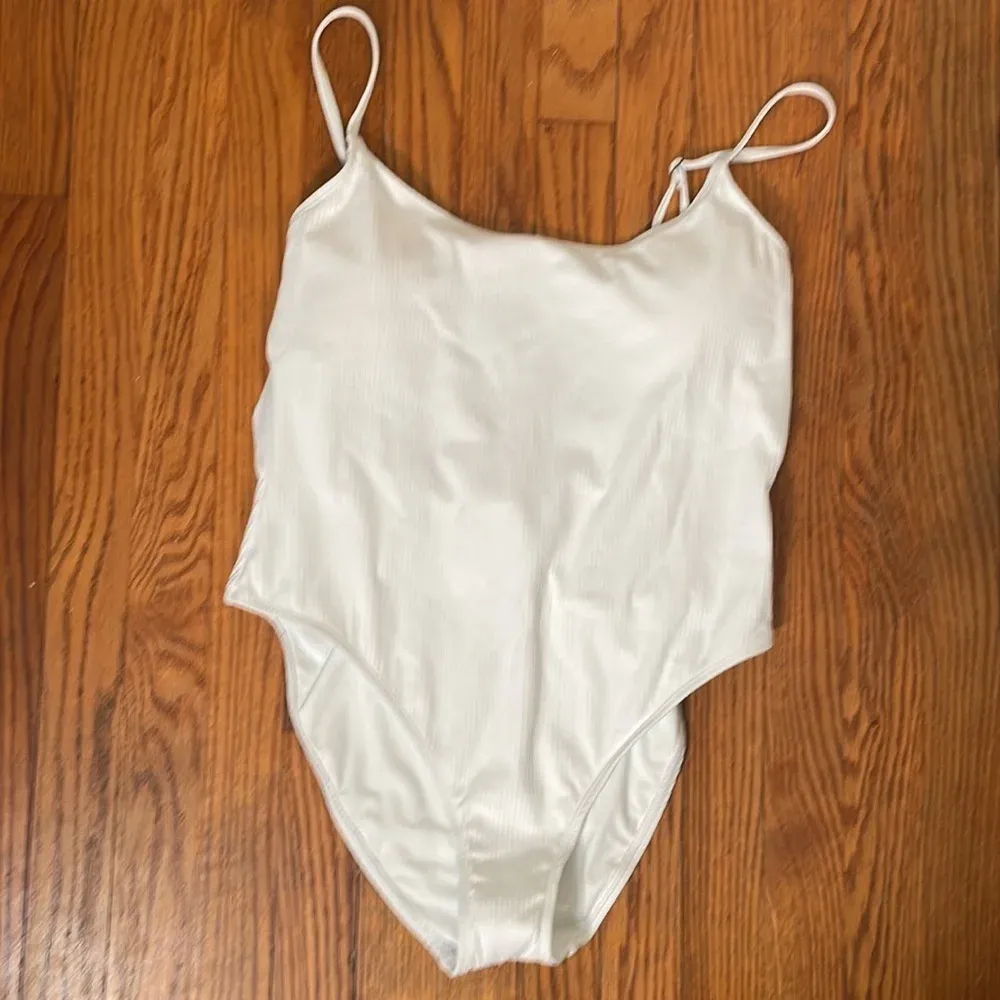 Andie Swim The Laguna One Piece White‎ Rib size XL NWT - Image 2